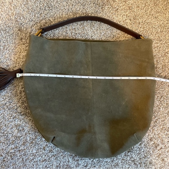 HOBO suede olive green handbag - Picture 6 of 7